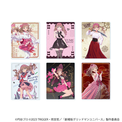 『グリッドマンユニバース』アクリルカード22/南夢芽BOX コンプリートセット(全6種)(描き下ろしイラスト)